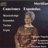 CDE 84134 CANCIONES ESPAOLAS (SPANISH SONGS), Montsalvatge, Granados, Turina, Espl