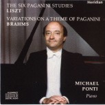 CDE 84101 The Six Paganini Studies, Variations on a Theme of Paganini, Brahms