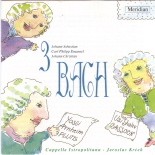 CDE 84359 3 BACH Johann Sebastian, Carl Phillip Emanuel, Johann Christian