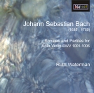 CDE84595/6-2 J.S. Bach Sonatas and Partitas for Solo Violin - Ruth Waterman image