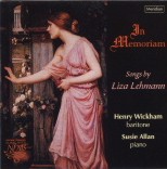 CDE 84322 IN MEMORIAM Songs by Liza Lehmann