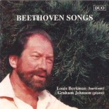 DUOCD 89010 BEETHOVEN  Six Songs by Gellert