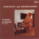 DUOCD 89024 SCHUMANN and MENDELSSOHN, Arabeske Op. 18; Waldszenen Op. 82,  Lieder ohne worte; Fantasie Op. 15.