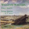 CDE 84139 WILLIAM WALTON, PIANO QUARTET, STRING QUARTET IN A MINOR image