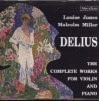 CDE 84298/9-2 DELIUS The Complete Works for Violin and Piano image
